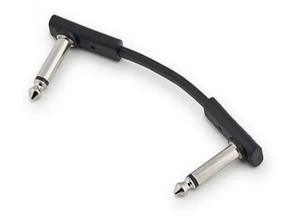 Rockboard Flat Patch Cable Black 5 cm