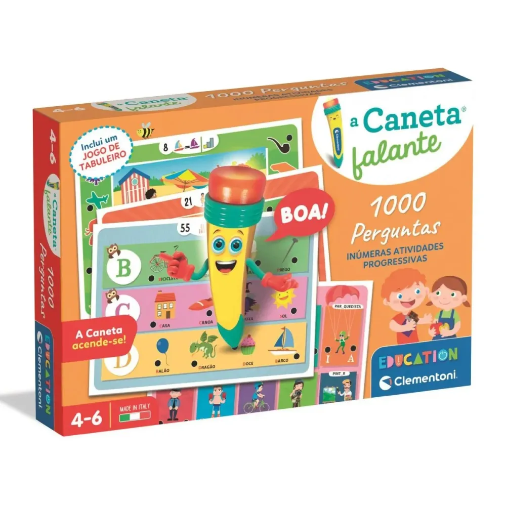 A Caneta Falante 1000 Perguntas Clementoni - 67823