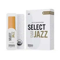 Palheta Sax Alto 4S D'Addario Organic Select Jazz Filed Cx 10-Un