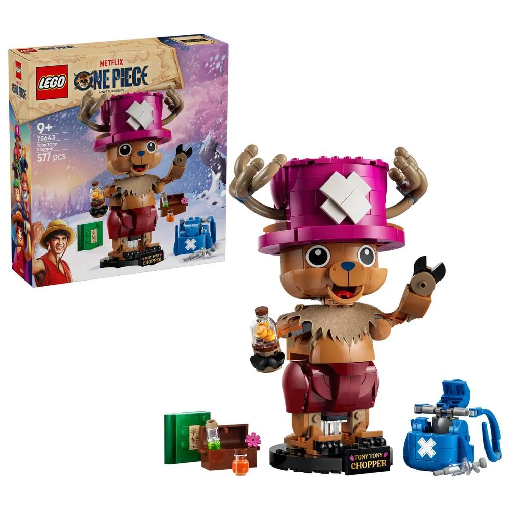LEGO One Piece: Tony Tony Chopper | Idades 9+ | 577 Peças | Item 75643