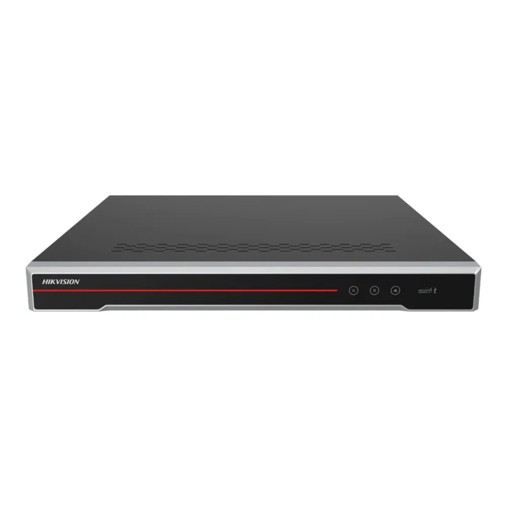 Gravador NVR Hikvision Pro 8 Canais IP AcuSense Preto - iDS-7608NXI-P2