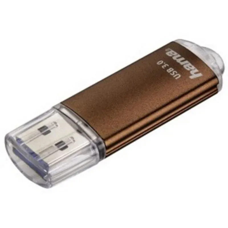 Pen Drive Pen USB Hama Laeta 64 GB USB 3.2 Gen 1 Metal Castanho