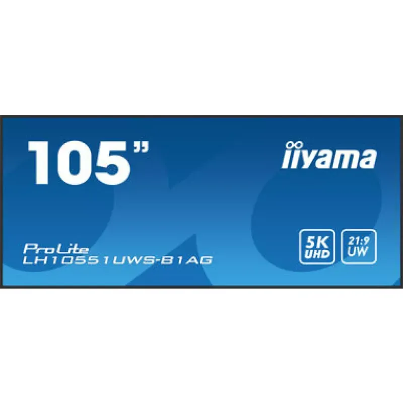 Display IIYAMA - 105" 5K Ultra Wide IPS / 500 cd/m² / 8ms - LH10551UWS-B1AG