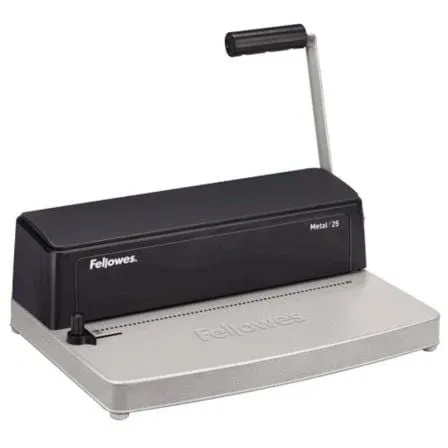 Máquina de encadernação fellowes metal 25/grafite