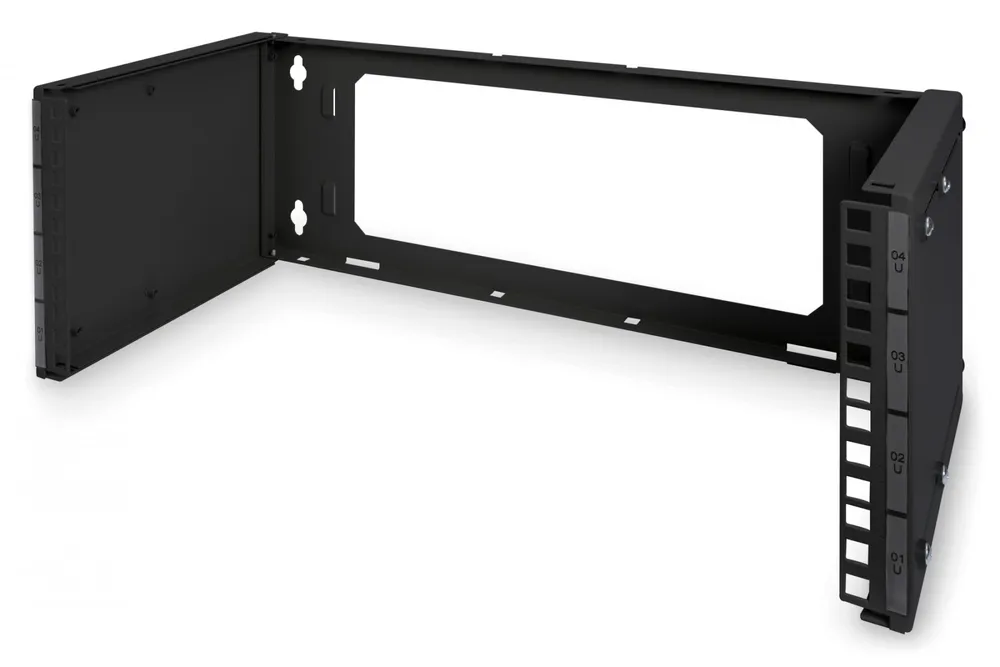 Rama de parede 19" 4U com profundidade ajustável DN-19 PB-4U-SW
