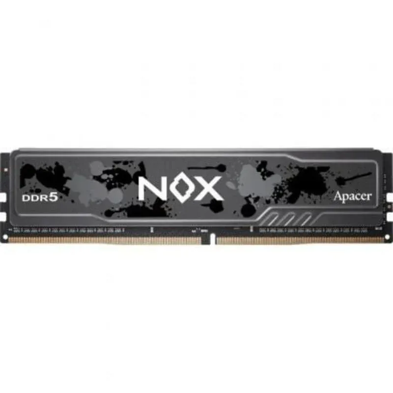 Memória RAM Apacer NOX 16GB 1x16GB DDR5 6000MHz CL38 Intel XMP Preto