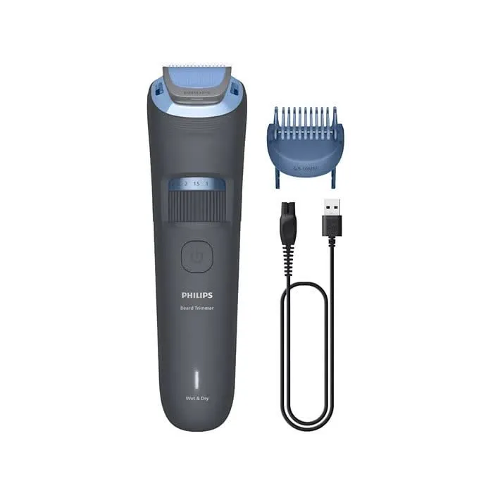 Máquina de Barbear Philips Beardtrimmer 3000 Series BT3617/15 Preto
