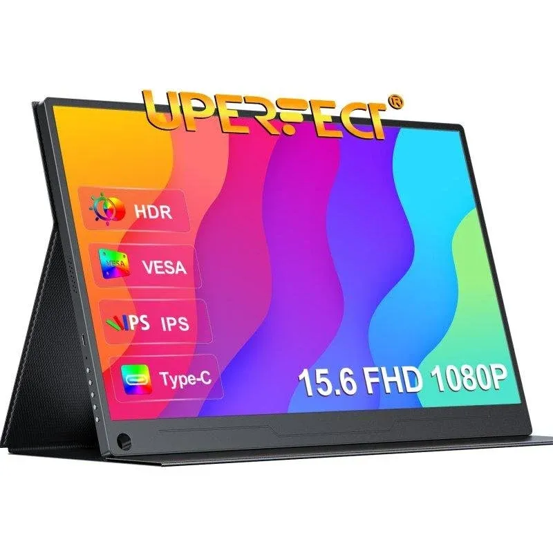 Monitor Portátil 15,6'' IPS FullHD HDMI VESA Type-C Altifalantes Integrados