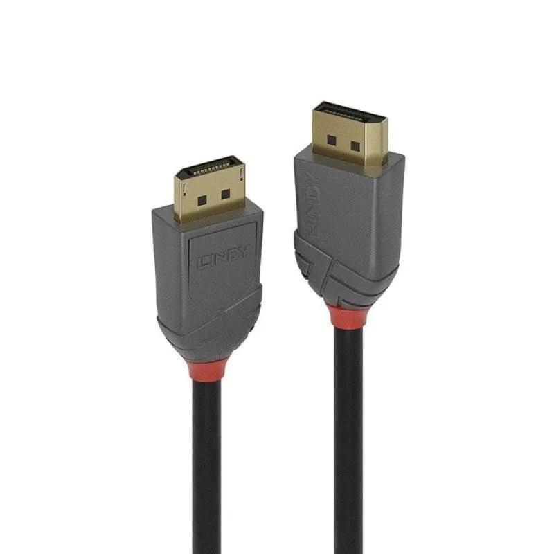 Cabo DisplayPort Lindy 36485 7,5m 4K 21,6 Gbps Preto