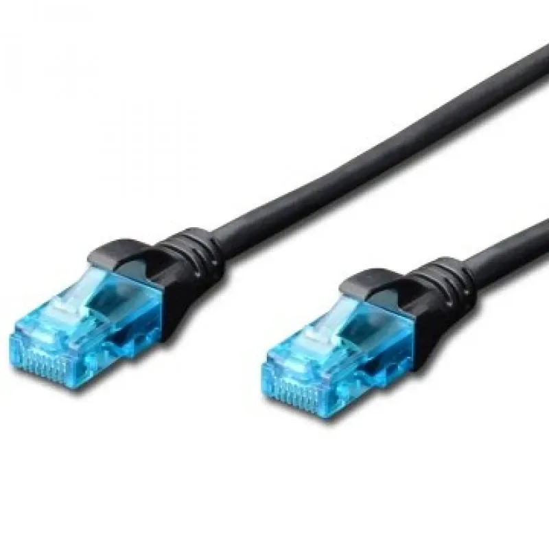 Cabo de Rede Ewent IM1143 Cat5e U/UTP 0.5m Preto