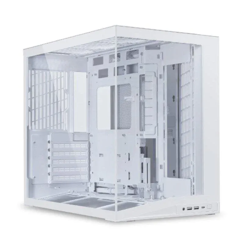 Caixa de Computador Caixa PC Lian Li 011 Dynamic Mini O11D mini V2 Flow Mini Tower Vidro Temperado Branca