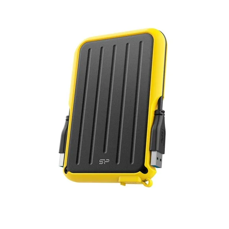 Disco Rígido Disco Duro Silicon Power A66 2TB HDD USB 3.2 Gen 1 Resistente Água/Pó/Choque