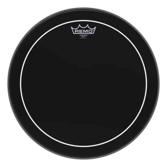 Remo 15" Pinstripe Ebony