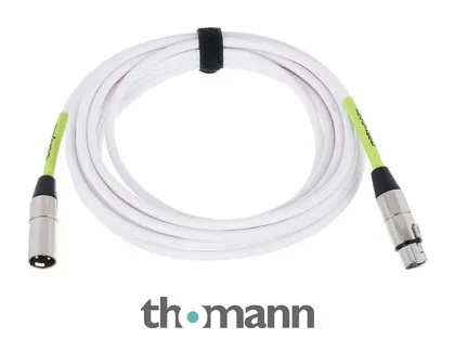 Ernie Ball Mic Cable PVC 20ft WH