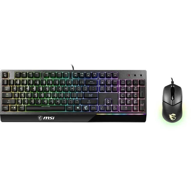 MSI Vigor GK30 Teclado Gaming + Clutch GM11 Rato Gaming 5000DPI