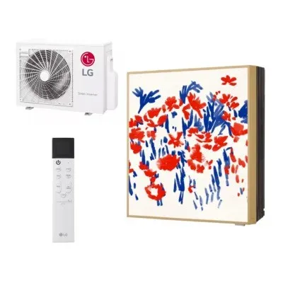 Ar Condicionado LG Artcool Gallery Special 9000 BTU Castanho - A09GA1.U18 + A09GA1.NSE (Unidade Interior+ Exterior)
