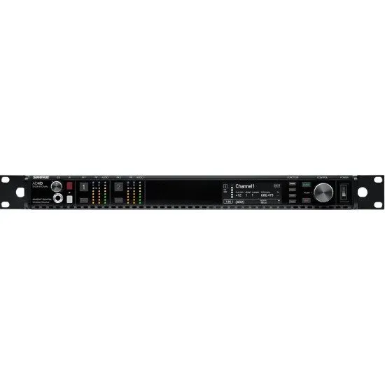 Shure RECETOR AD4DE A Two Channel Digital Wireless Receiver (470 636 MHz)