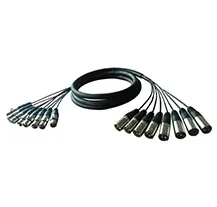 Cabo Multicore PowerAcoustics CAB2222 10mts 8inXlr/8outXlr