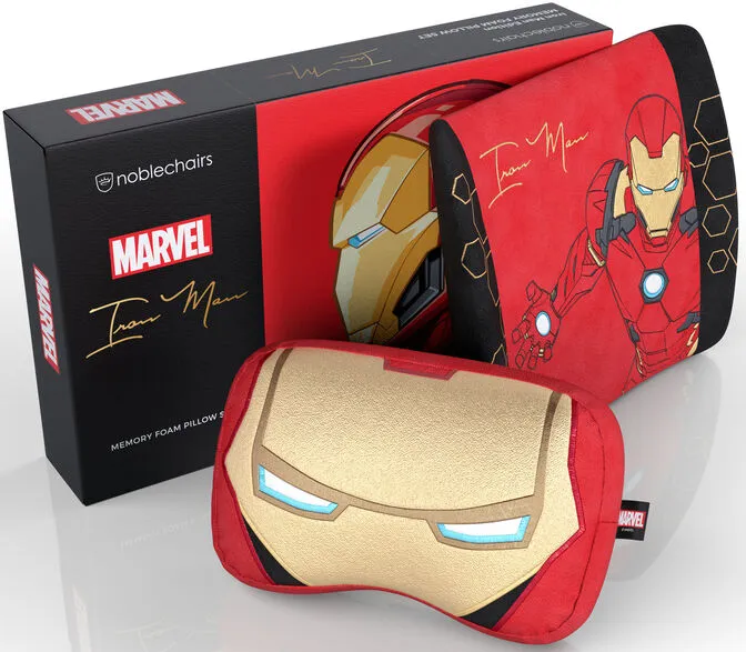 Set Almofadas noblechairs Memory Foam - Iron Man Edition