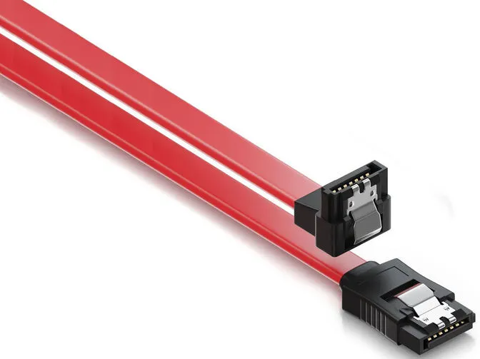 Cabo SATA Ewent 6Gbits SATA L-Type > L-Type 90º C/Clipe 75 CM