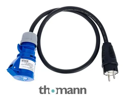 Stairville Adapt Eu Plug - CEE Blue 1,0m