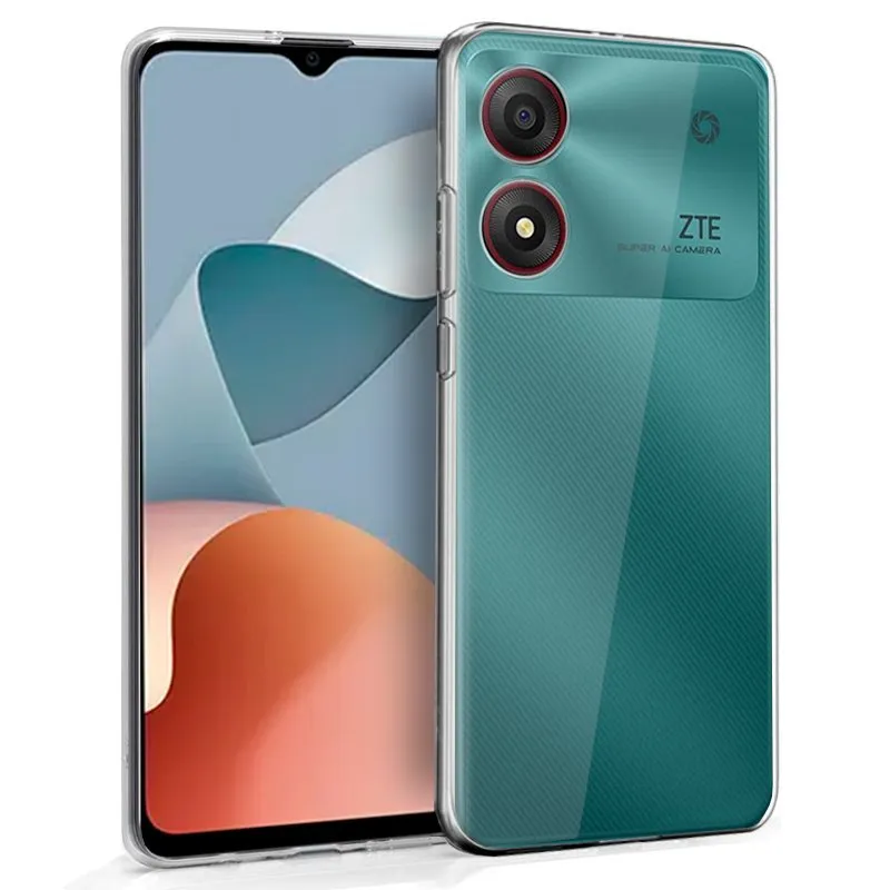 Cool Capa de Silicone Transparente para ZTE Blade A34
