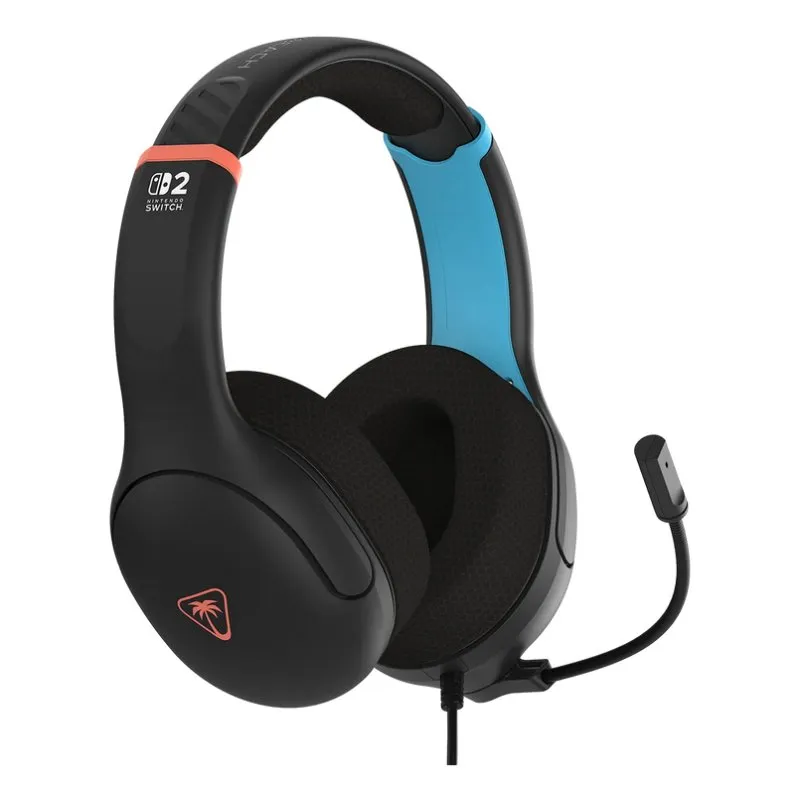 Turtle Beach Airlite Fit Headset com Microfone Rebatível 40mm para Switch/Switch 2 Preto