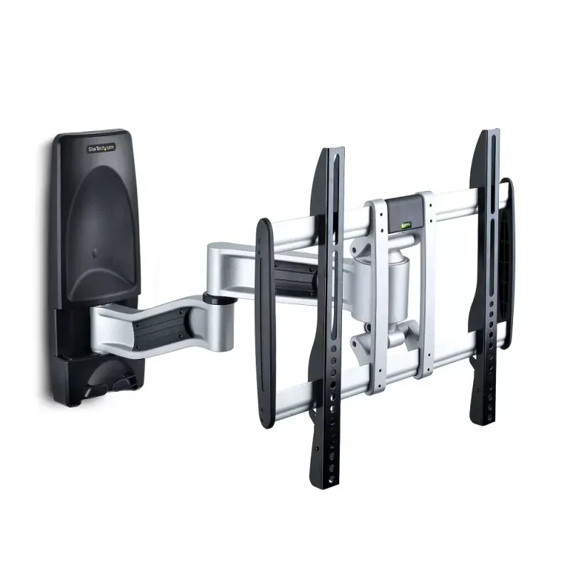 StarTech.com Articulating TV Wall Mount, VESA Wall Mount Supports 65 inch/99lb/Flat/Curved TVs, Retractable Low Profile Wall Mount TV Bracket, Adjustable Corner TV Wall Mount, Swivel/Rotation/Tilt (TV-WALL-MOUNT-65FS) - Kit de montagem (montagem de p