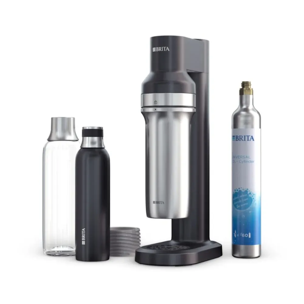 Saturador de Água Brita SodaTRIO Preto