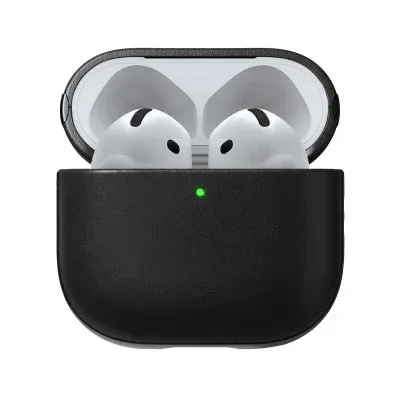 Capa Nomad Couro Airpods 4 Preto