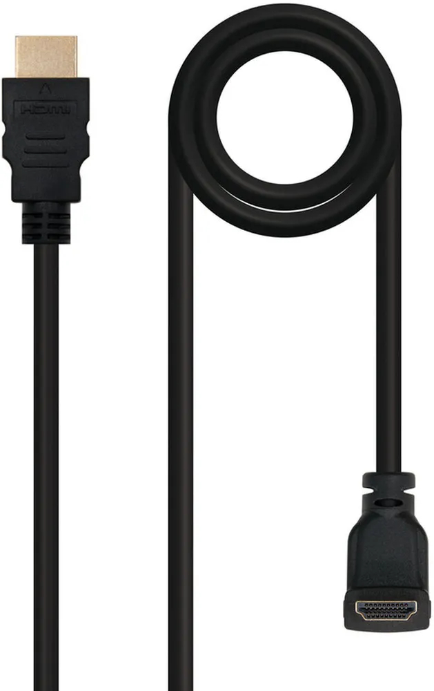 Cabo HDMI HEC 90º A M/M 1.8 M Preto