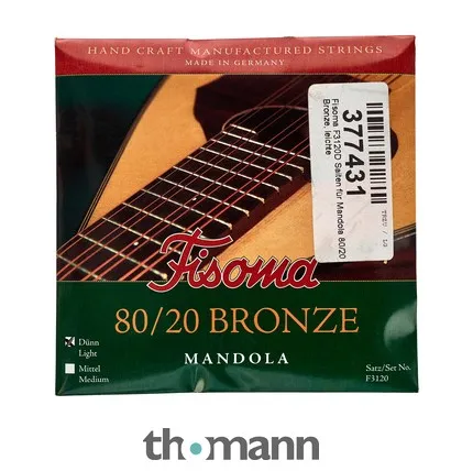 Fisoma F3120D Mandola Strings 80/20