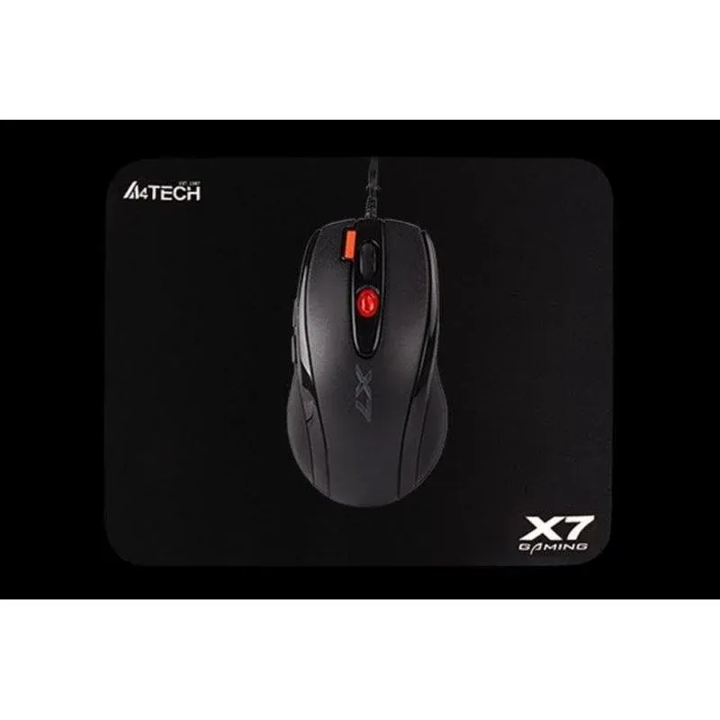 Ratón A4Tech X-7120 USB 2000 DPI Preto Ambidestro Memória Integrada