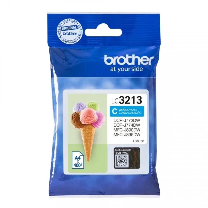 BROTHER TINTEIRO AZUL LC3213C