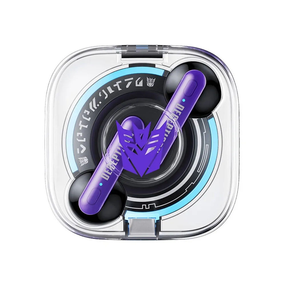 Auriculares Bluetooth TWS TF-T03 (Roxo) - TRANSFORMERS