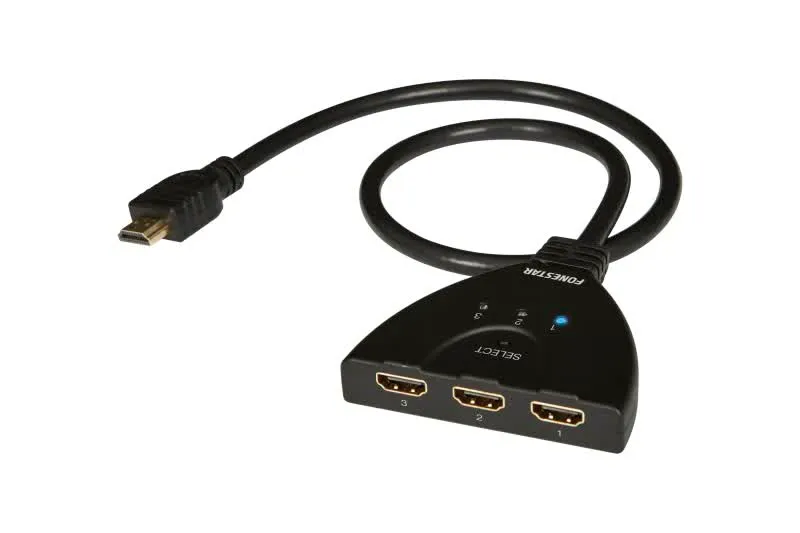 Conversor bidirecional HDMI 3 x 1 - FO-513