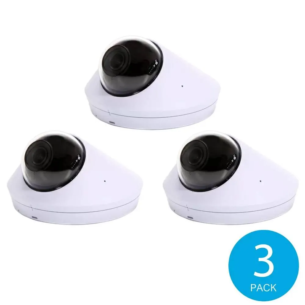 Câmara de Segurança IP Ubiquiti G4 Dome 2K PoE (Pack-3)