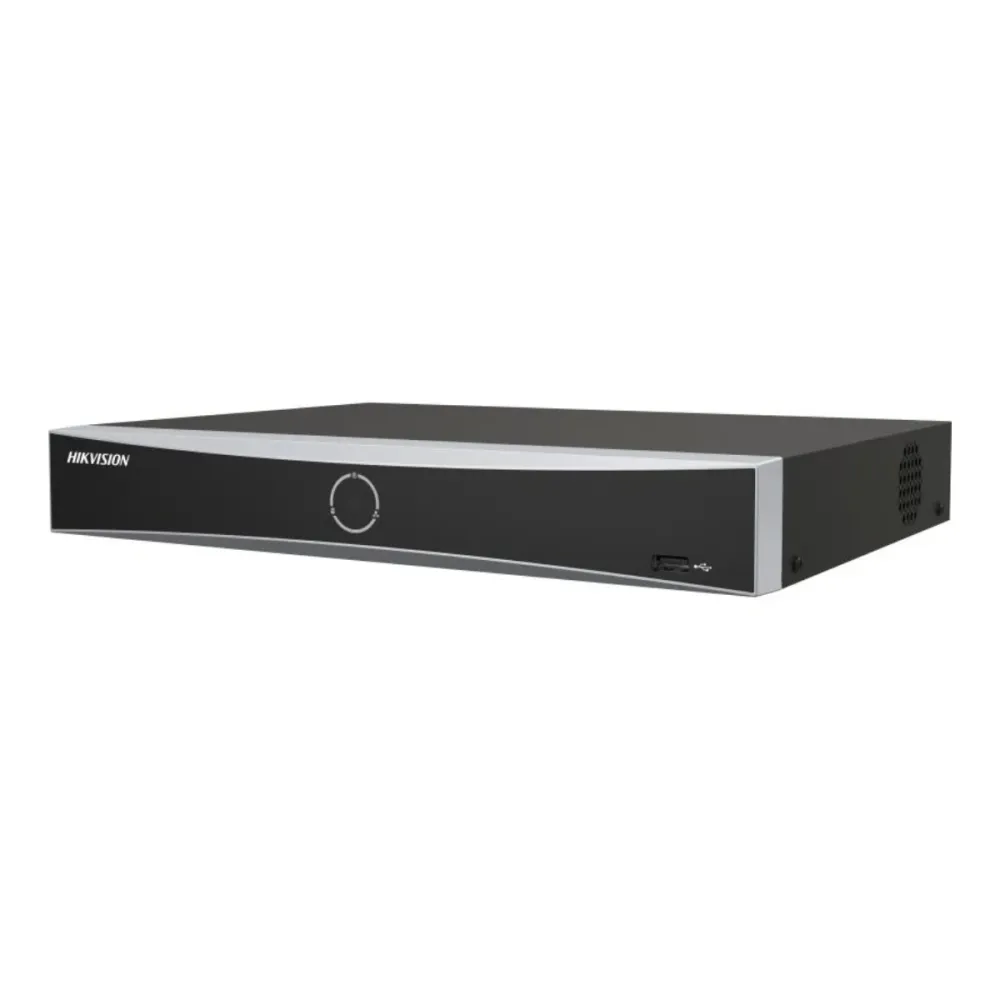 Gravador NVR Hikvision Pro 8 Canais 4K PoE Preto - DS-7608NXI-K1/8P/Vpro