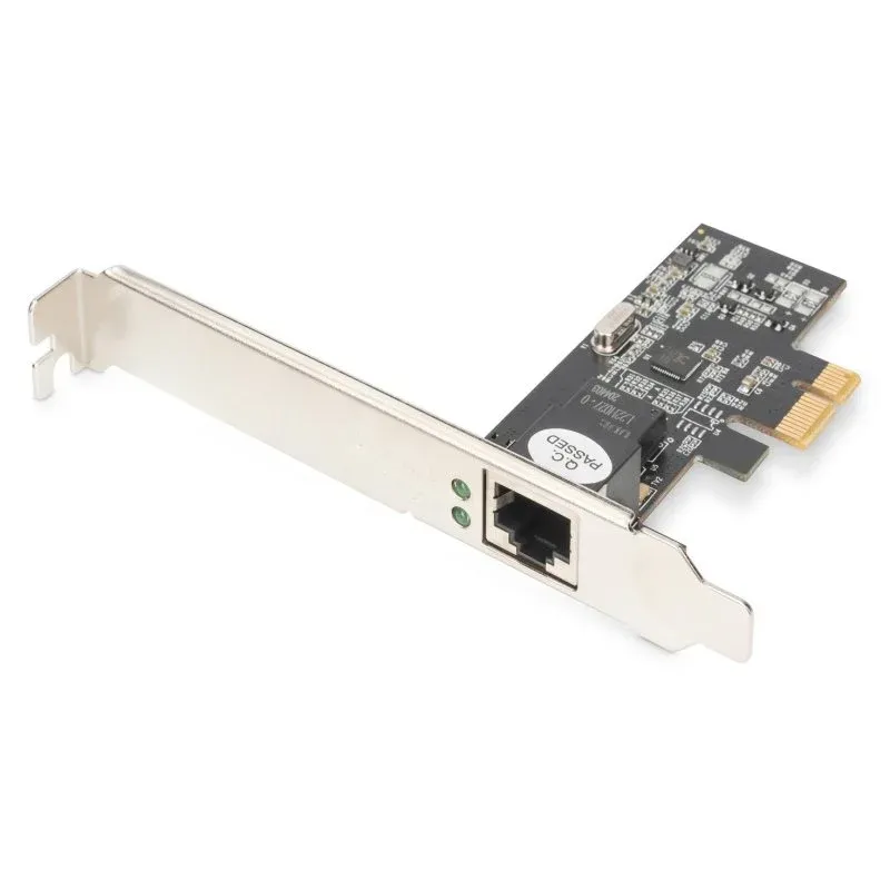 Tarjeta de Rede Digitus PCI Express 2.5G 2500 Mbps Perfil Baixo Wake-on-LAN