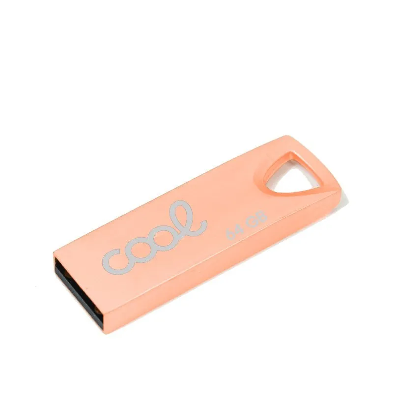 Pen Drive Cool Metal Key 64GB USB 2.0 Rose Gold