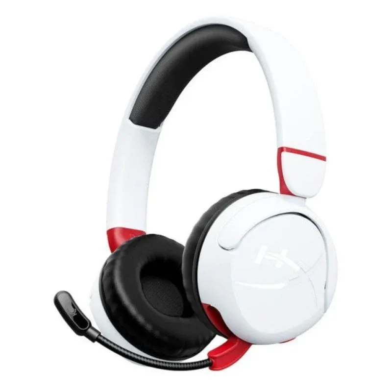 Auriculares HyperX Cloud Mini Inalámbricos Bluetooth Gaming Crianças 85 dB com Microfone Brancos