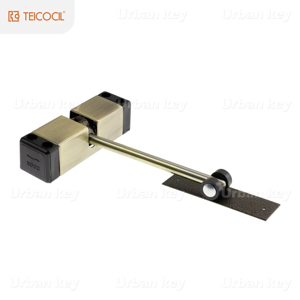 Mola Com Haste Para Porta De Cor Oxidado Francês - MOLA_669FUK