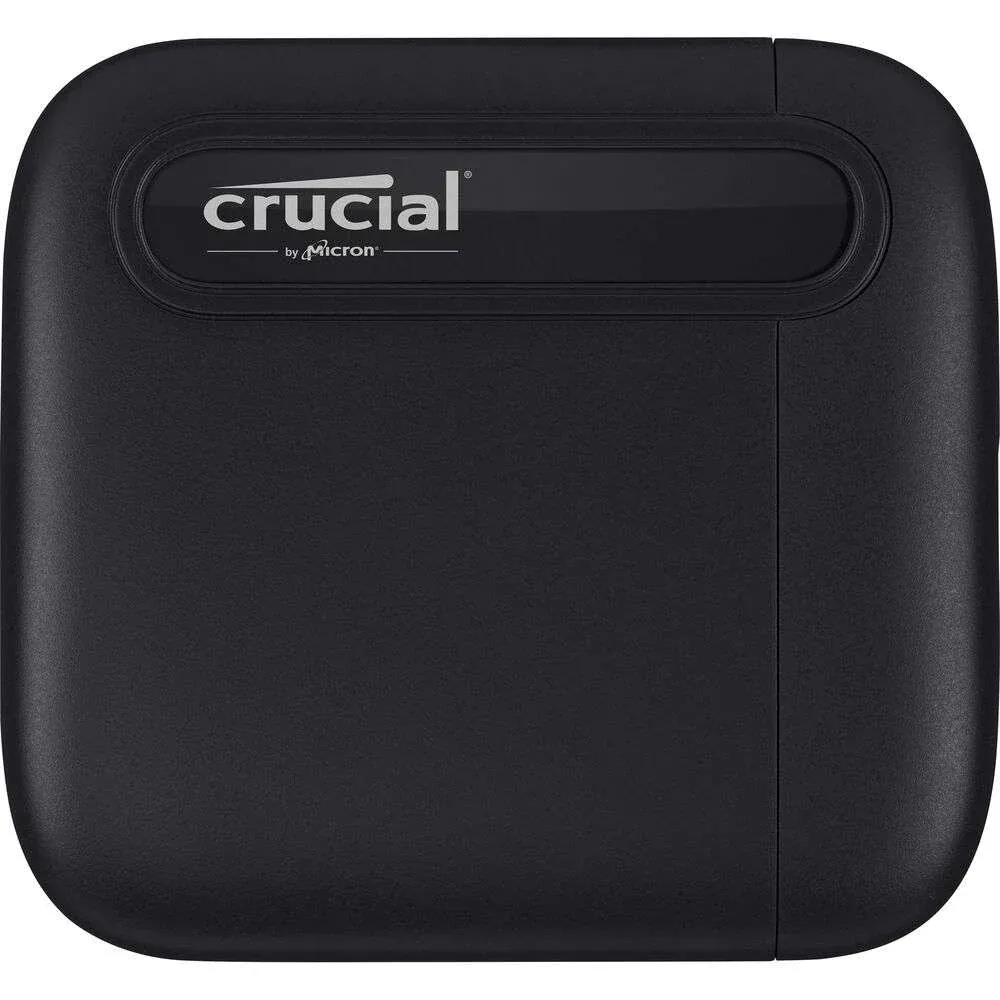 Disco SSD Externo Crucial X6 500GB USB 3.2 Gen2 Preto