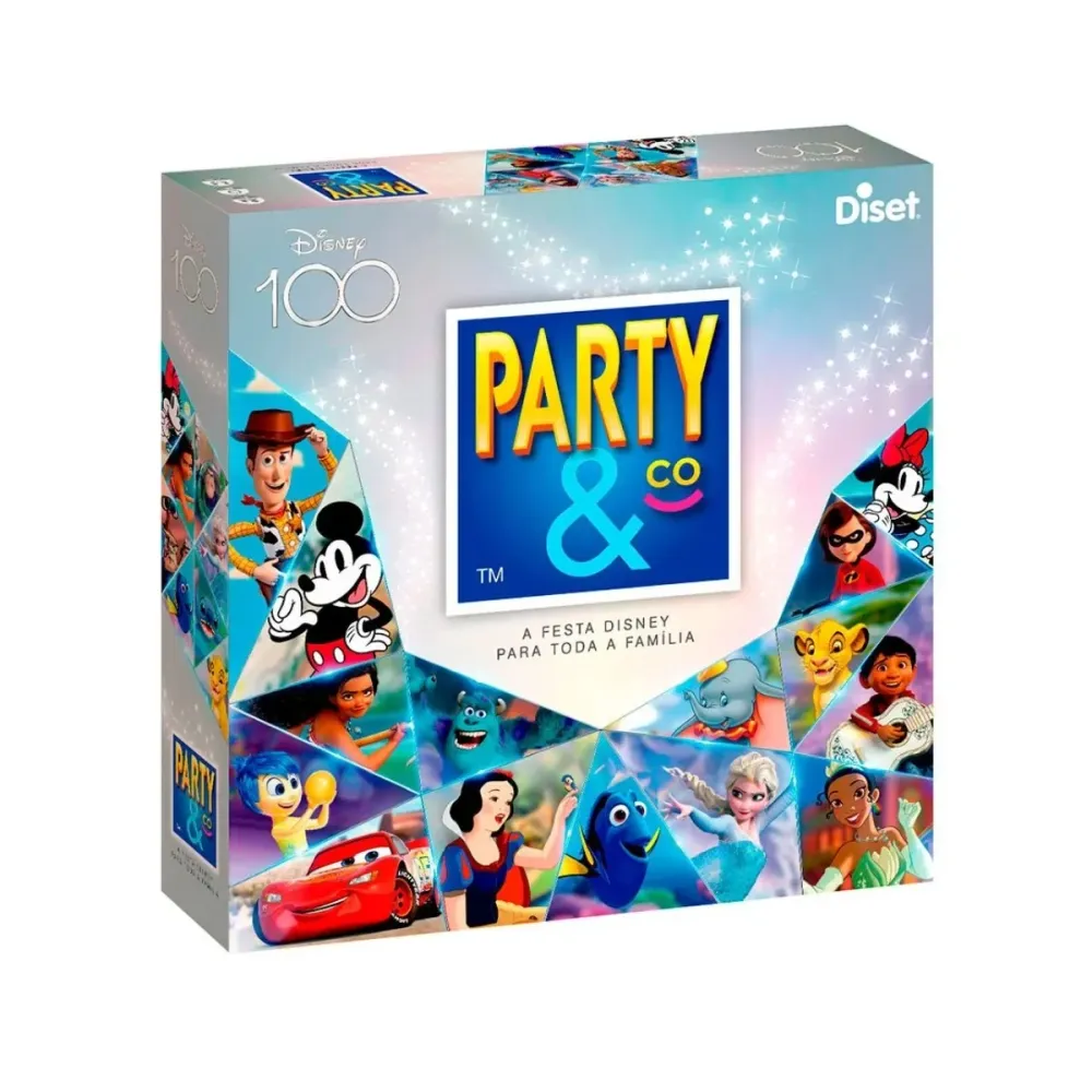 Jogo de Tabuleiro Diset Party & Co Disney 100th Anniversary - 46509