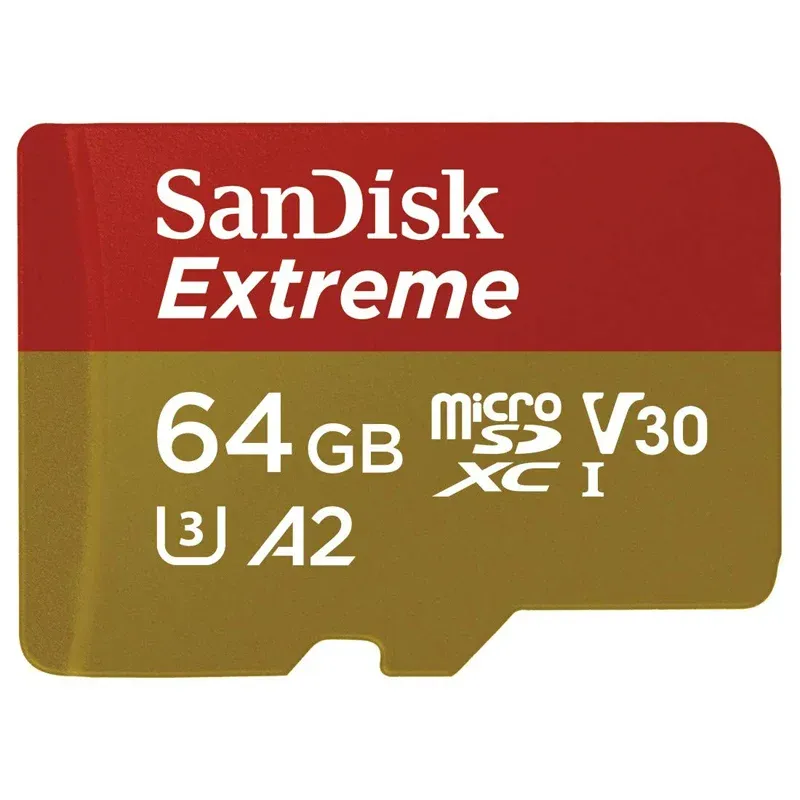 Sandisk Extreme MicroSDXC 64GB Classe 3 UHS-I Adaptador