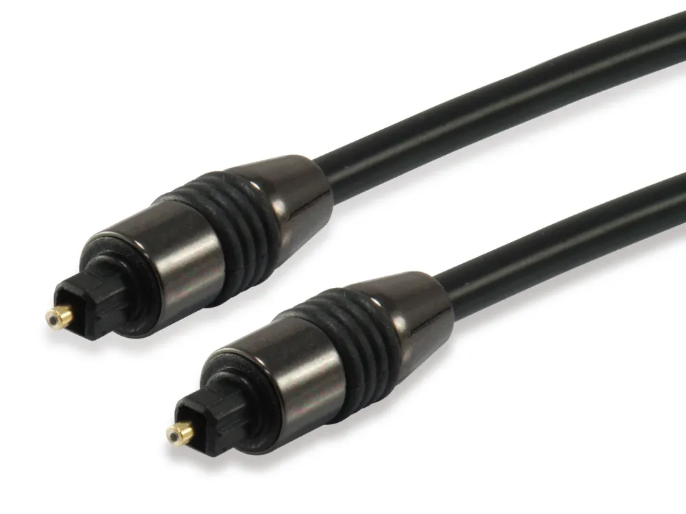 Cabo de áudio EQUIP digital SPDIF óptico TOSLINK 147921 1,8 m