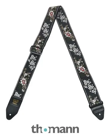 Ernie Ball E-Guitar Strap White Blossom