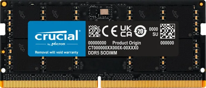 Crucial SO-DIMM 32GB DDR5 4800MHz CL40