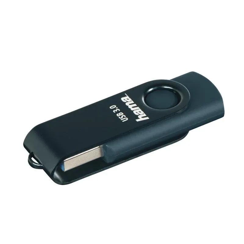 Pen Drive Hama Rotate 256 GB USB 3.2 Gen 1 Azul com tampa giratória