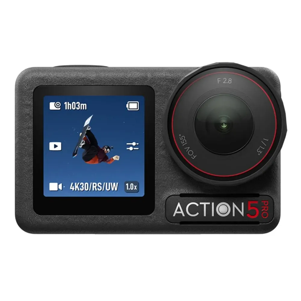 Câmara de Ação DJI Osmo Action 5 Pro Adventure Combo Preta